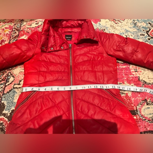 Miss Sixty Short, Bold Red Puffer Jacket - Picture 14 of 15